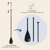 image:imageRetrospec Adjustable Aluminum Paddle iStand Up Paddle Board 3 Piece