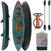 image:imageRetrospec Coaster Single amp Tandem Inflatable Kayak for Adults 220 amp 440lb Weight Capacity Lightweight with Paddle amp PumpAegean Tide