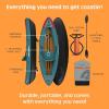 image:imageRetrospec Coaster Single amp Tandem Inflatable Kayak for Adults 220 amp 440lb Weight Capacity Lightweight with Paddle amp PumpAegean Tide