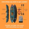 image:imageRetrospec Coaster Single amp Tandem Inflatable Kayak for Adults 220 amp 440lb Weight Capacity Lightweight with Paddle amp PumpAegean Tide