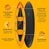 image:imageRetrospec Coaster Single amp Tandem Inflatable Kayak for Adults 220 amp 440lb Weight Capacity Lightweight with Paddle amp PumpSunglow