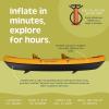 image:imageRetrospec Coaster Single amp Tandem Inflatable Kayak for Adults 220 amp 440lb Weight Capacity Lightweight with Paddle amp PumpSunglow