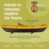 image:imageRetrospec Coaster Single amp Tandem Inflatable Kayak for Adults 220 amp 440lb Weight Capacity Lightweight with Paddle amp PumpSunglow