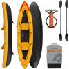 image:imageRetrospec Coaster Single amp Tandem Inflatable Kayak for Adults 220 amp 440lb Weight Capacity Lightweight with Paddle amp PumpSunglow