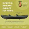 image:imageRetrospec Coaster Single amp Tandem Inflatable Kayak for Adults 220 amp 440lb Weight Capacity Lightweight with Paddle amp PumpWild Spruce
