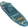 image:imageRetrospec June Inflatable Fishing Paddle Board 116 with Removable Seat  PunctureResistant Paddle Board for Fishing with Rod Holders NonSlip Deck Pad amp AccessoriesRiver Rock