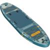image:imageRetrospec June Inflatable Fishing Paddle Board 116 with Removable Seat  PunctureResistant Paddle Board for Fishing with Rod Holders NonSlip Deck Pad amp AccessoriesRiver Rock