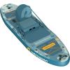 image:imageRetrospec June Nano Kids Inflatable Fishing Paddle Board SUP Kayak 96 Hybrid Paddleboard with Rod Holders Removable Seat  Lightweight Portable Youth Fishing BoardRiver Rock