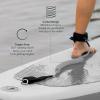 image:imageRetrospec Weekender 10 Paddle Board Safety Leash Coiled for Stand Up PaddleboardsCharcoal