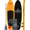 image:imageRetrospec Weekender Inflatable Stand Up Paddle Board Includes Paddle Pump and Accessories 106 Lightweight iSUP Puncture Resistant Inflatable Paddle Board for AdultsSunglow 1