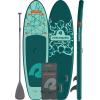 image:imageRetrospec Weekender Inflatable Stand Up Paddle Board Includes Paddle Pump and Accessories 106 Lightweight iSUP Puncture Resistant Inflatable Paddle Board for AdultsSeafoam Ripple
