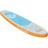 image:imageRetrospec Weekender Inflatable Stand Up Paddle Board Includes Paddle Pump and Accessories 106 Lightweight iSUP Puncture Resistant Inflatable Paddle Board for AdultsCreamsicle 1