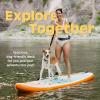 image:imageRetrospec Weekender Inflatable Stand Up Paddle Board Includes Paddle Pump and Accessories 106 Lightweight iSUP Puncture Resistant Inflatable Paddle Board for AdultsWild Spruce Legacy