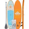 image:imageRetrospec Weekender Inflatable Stand Up Paddle Board Includes Paddle Pump and Accessories 106 Lightweight iSUP Puncture Resistant Inflatable Paddle Board for AdultsCreamsicle