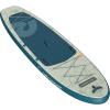 image:imageRetrospec Weekender Plus 10 Inflatable Stand Up Paddleboard Double Layer PVC iSUP Bundle wCarrying case 3 Piece Adjustable Aluminum Paddle 3 Removable fins Pump and Cell Phone caseRiver Ripple