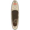 image:imageRetrospec Weekender Plus 10 Inflatable Stand Up Paddleboard Double Layer PVC iSUP Bundle wCarrying case 3 Piece Adjustable Aluminum Paddle 3 Removable fins Pump and Cell Phone caseBonsai Camo