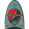 image:imageRetrospec Weekender Plus 10 Inflatable Stand Up Paddleboard Double Layer PVC iSUP Bundle wCarrying case 3 Piece Adjustable Aluminum Paddle 3 Removable fins Pump and Cell Phone caseGrateful Dead