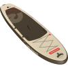 image:imageRetrospec Weekender Plus 10 Inflatable Stand Up Paddleboard Double Layer PVC iSUP Bundle wCarrying case 3 Piece Adjustable Aluminum Paddle 3 Removable fins Pump and Cell Phone caseBonsai Camo