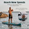 image:imageRetrospec Weekender Tour 116 Inflatable Stand Up Touring Paddle Board Includes Paddle Pump and iSUP Accessories Puncture Resistant Lightweight Inflatable Paddle Board