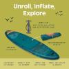 image:imageRetrospec Weekender Tour 116 Inflatable Stand Up Touring Paddle Board Includes Paddle Pump and iSUP Accessories Puncture Resistant Lightweight Inflatable Paddle Board