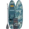 image:imageRetrospec June Inflatable Fishing Paddle Board 116 with Removable Seat  PunctureResistant Paddle Board for Fishing with Rod Holders NonSlip Deck Pad amp AccessoriesRiver Rock