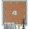 image:imageRetrospec Siesta Dock 7 amp 10 XL Inflatable Floating Platform  Lake amp Pool Essential with 1050lb amp 1500lb Capacity  MultiPerson Water Dock with DRings amp PumpLegacy 7 x 7