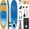 image:imageRetrospec Weekender Inflatable Stand Up Paddle Board Includes Paddle Pump and Accessories 106 Lightweight iSUP Puncture Resistant Inflatable Paddle Board for Adults