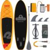 image:imageRetrospec Weekender Inflatable Stand Up Paddle Board Includes Paddle Pump and Accessories 106 Lightweight iSUP Puncture Resistant Inflatable Paddle Board for AdultsSunglow 1