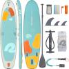 image:imageRetrospec Weekender Yogi 108 Extra Wide Yoga Paddle Board with Pump and Accessories NonSlip Puncture Resistant Lightweight iSUP Inflatable Paddle Board