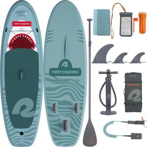 image:imageRetrospec WeekenderNano 8ft Inflatable Stand Up PaddleboardGreat White