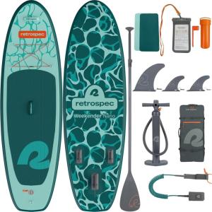 image:imageRetrospec WeekenderNano 8ft Inflatable Stand Up PaddleboardSeafoam Ripple