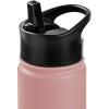 image:imageRetrospec Alder Insulated Water Bottle with Straw Lid amp Handle Cap  Stainless Steel Wide Mouth DoubleWall Vacuum Insulated Thermos  BPA Free Leakproof CanteenMelon