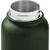 image:imageRetrospec Alder Insulated Water Bottle with Straw Lid amp Handle Cap  Stainless Steel Wide Mouth DoubleWall Vacuum Insulated Thermos  BPA Free Leakproof CanteenOlive Drab
