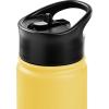 image:imageRetrospec Alder Insulated Water Bottle with Straw Lid amp Handle Cap  Stainless Steel Wide Mouth DoubleWall Vacuum Insulated Thermos  BPA Free Leakproof CanteenHoney