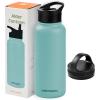 image:imageRetrospec Alder Insulated Water Bottle with Straw Lid amp Handle Cap  Stainless Steel Wide Mouth DoubleWall Vacuum Insulated Thermos  BPA Free Leakproof CanteenBlue Ridge