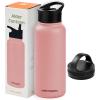image:imageRetrospec Alder Insulated Water Bottle with Straw Lid amp Handle Cap  Stainless Steel Wide Mouth DoubleWall Vacuum Insulated Thermos  BPA Free Leakproof CanteenMelon