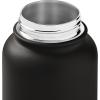 image:imageRetrospec Alder Insulated Water Bottle with Straw Lid amp Handle Cap  Stainless Steel Wide Mouth DoubleWall Vacuum Insulated Thermos  BPA Free Leakproof CanteenBlack