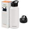 image:imageRetrospec Alder Insulated Water Bottle with Straw Lid amp Handle Cap  Stainless Steel Wide Mouth DoubleWall Vacuum Insulated Thermos  BPA Free Leakproof CanteenAbalone