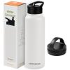 image:imageRetrospec Alder Insulated Water Bottle with Straw Lid amp Handle Cap  Stainless Steel Wide Mouth DoubleWall Vacuum Insulated Thermos  BPA Free Leakproof CanteenAbalone