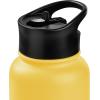 image:imageRetrospec Alder Insulated Water Bottle with Straw Lid amp Handle Cap  Stainless Steel Wide Mouth DoubleWall Vacuum Insulated Thermos  BPA Free Leakproof CanteenHoney