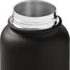 image:imageRetrospec Alder Insulated Water Bottle with Straw Lid amp Handle Cap  Stainless Steel Wide Mouth DoubleWall Vacuum Insulated Thermos  BPA Free Leakproof CanteenBlack