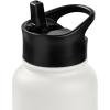 image:imageRetrospec Alder Insulated Water Bottle with Straw Lid amp Handle Cap  Stainless Steel Wide Mouth DoubleWall Vacuum Insulated Thermos  BPA Free Leakproof CanteenAbalone