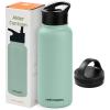 image:imageRetrospec Alder Insulated Water Bottle with Straw Lid amp Handle Cap  Stainless Steel Wide Mouth DoubleWall Vacuum Insulated Thermos  BPA Free Leakproof CanteenPistachio