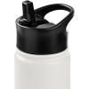 image:imageRetrospec Alder Insulated Water Bottle with Straw Lid amp Handle Cap  Stainless Steel Wide Mouth DoubleWall Vacuum Insulated Thermos  BPA Free Leakproof CanteenAbalone