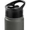 image:imageRetrospec Alder Insulated Water Bottle with Straw Lid amp Handle Cap  Stainless Steel Wide Mouth DoubleWall Vacuum Insulated Thermos  BPA Free Leakproof CanteenBasalt