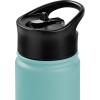 image:imageRetrospec Alder Insulated Water Bottle with Straw Lid amp Handle Cap  Stainless Steel Wide Mouth DoubleWall Vacuum Insulated Thermos  BPA Free Leakproof CanteenBlue Ridge