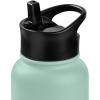 image:imageRetrospec Alder Insulated Water Bottle with Straw Lid amp Handle Cap  Stainless Steel Wide Mouth DoubleWall Vacuum Insulated Thermos  BPA Free Leakproof CanteenPistachio