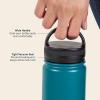 image:imageRetrospec Alder Wide Mouth Water Bottle Lid for Retrospec Alder Canteen Water Bottle BPA Free Plastic Water Bottle Lid with LeakResistant Seal fits 22 32 or 40 oz