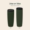 image:imageRetrospec Arroyo Stainless Steel Tumbler with Lid and Straw  Reusable Insulated Tumbler Cup  Iced Coffee Travel Mug  Double Walled Thermal TumblersMatte Olive Drab