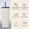 image:imageRetrospec Arroyo Stainless Steel Tumbler with Lid and Straw  Reusable Insulated Tumbler Cup  Iced Coffee Travel Mug  Double Walled Thermal TumblersMatte Abalone